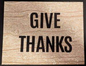 Give Thanks