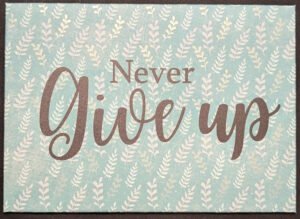 Never Give Up