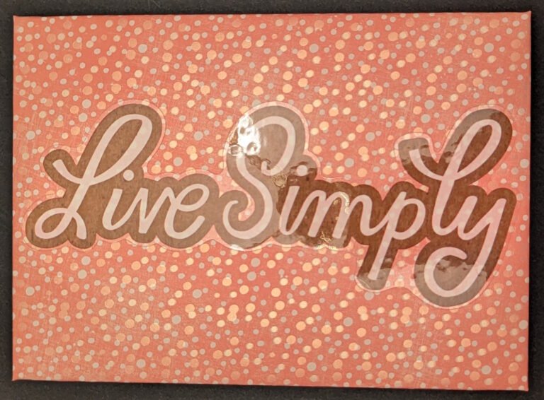 live-simply